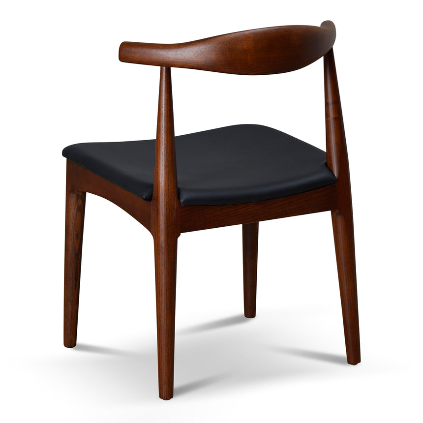 Elbow Dining Chair - Dark Brown (Set of 2)