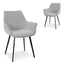 - Dining Chair - Moonlit Pepper Boucle (Set of 2)