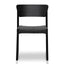 Rope Seat Dining Chair - Black (Set of 2)