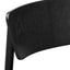Rope Seat Dining Chair - Black (Set of 2)
