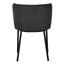 Fabric Dining Chair - Charcoal Grey (Set of 2)
