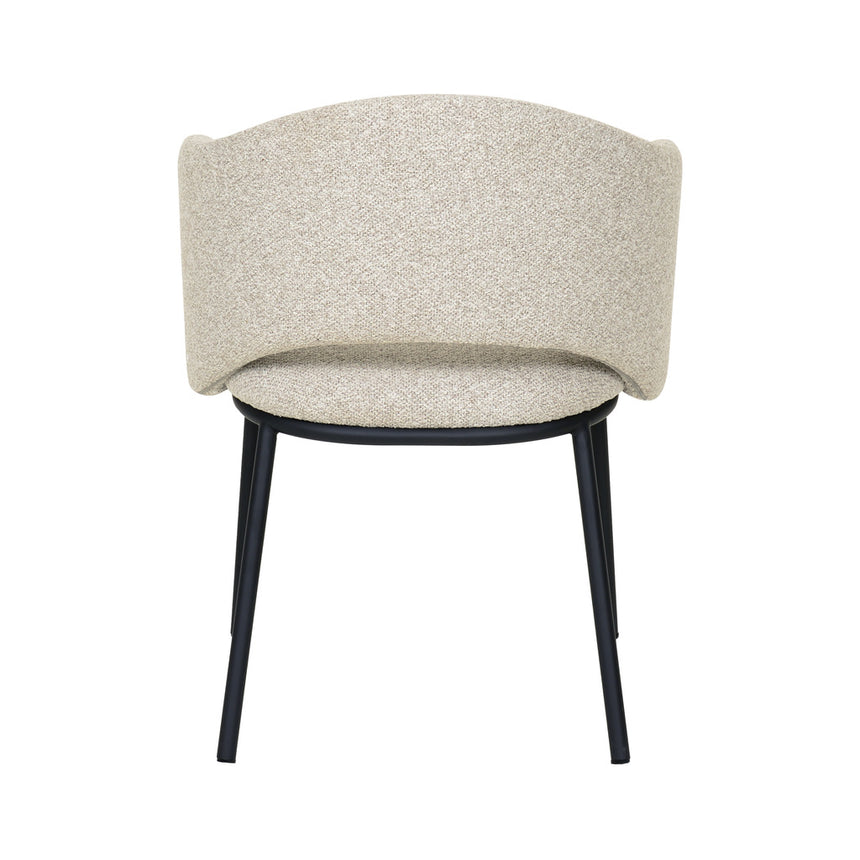 Black Dining Chair - Clay Grey