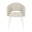 White Dining Chair - Clay Grey