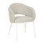 White Dining Chair - Clay Grey