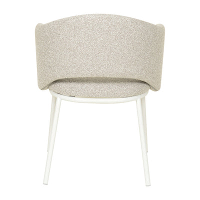 White Dining Chair - Clay Grey