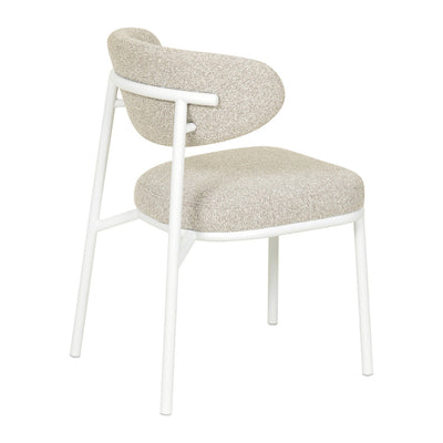 White Dining Chair - Clay Grey (Set of 2)