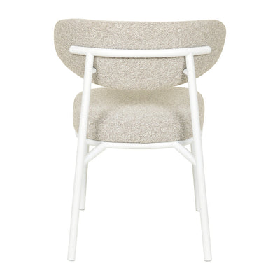 White Dining Chair - Clay Grey (Set of 2)