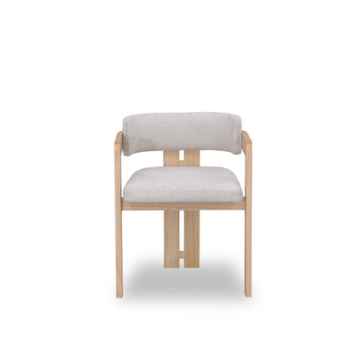 Natural Ash Dining Chair - Stone Beige (Set of 2)