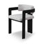 Black Dining Chair - Stone Beige (Set of 2)