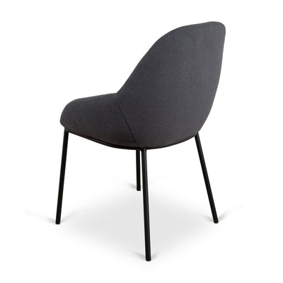 Fabric Dining Chair - Charcoal