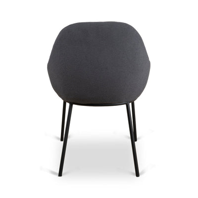 Fabric Dining Chair - Charcoal