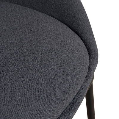 Fabric Dining Chair - Charcoal