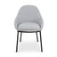 Fabric Dining Chair - Pale Grey