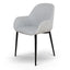 Fabric Dining chair - Silver Grey (Set of 2)