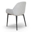 Fabric Dining chair - Silver Grey (Set of 2)