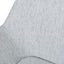Fabric Dining chair - Silver Grey (Set of 2)