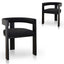 ELM Dining Chair - Full Black (Set of 2)