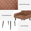 Artiss 4x Dining Chairs Retro PU Leather Kitchen Lounge Cafe Accent Chair Brown