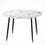 Artiss Dining Table Round Marble Effect 110CM