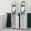2X Bathroom Cabinet Toilet Roll Holder 76cm