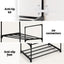 Shoe Rack DIY Stackable 10-tier Black Dunn
