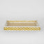 Mina Bone Inlay Tray Mustard/White