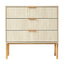 Indy Chest of 3 Drawers Natural
