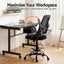 Drawing Table with Ergonomic Office Chair, Drafting Tables with Tempered Glass Desktop, Removable Drawers, Drafting Stool with Height Adjustable for Artwork Painting Studio