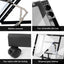 Drawing Table with Ergonomic Office Chair, Drafting Tables with Tempered Glass Desktop, Removable Drawers, Drafting Stool with Height Adjustable for Artwork Painting Studio