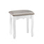 Artiss Dressing Table Stool Velvet Grey