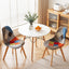 Dining Table and Chairs Set 3PCS Round 2 Seater Dining Set for Kitchen, Apartment, Dining Room White