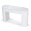 1.5m Marble Console Table - White