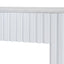 1.5m Marble Console Table - White