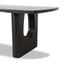 2.4m Recycled Fir Dining Table - Full Black
