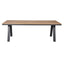 2.3m Charcoal Outdoor Dining Table - Natural