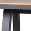 2.3m Charcoal Outdoor Dining Table - Natural