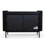 1.2m Chest of Drawers - Full Black