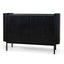 1.2m Chest of Drawers - Full Black