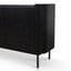 1.2m Chest of Drawers - Full Black
