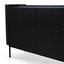 1.2m Chest of Drawers - Full Black