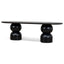 2.5m Dining Table - Full Black
