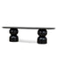 2.8m Dining Table - Full Black