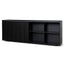 2m Sideboard Unit - Full Black