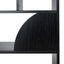 1.6m (H) Book Shelf - Full Black