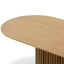 2.2m Oval Dining Table - Natural
