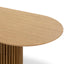 2.2m Oval Dining Table - Natural