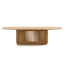 2.8m Oval Dining Table - Natural