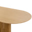 2.8m Oval Dining Table - Natural
