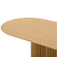 2.8m Oval Dining Table - Natural