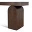1.9m New Elm Console Table - Walnut